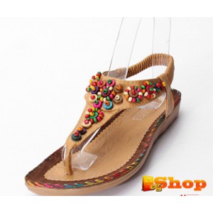 Women Bohemian Beads Sandals